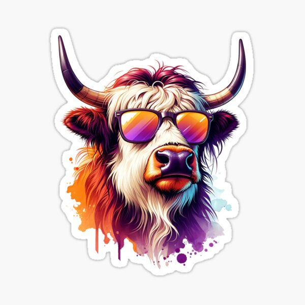Item preview, Yak Wearing Sunglasses designed and sold by TheAnimalZ00.