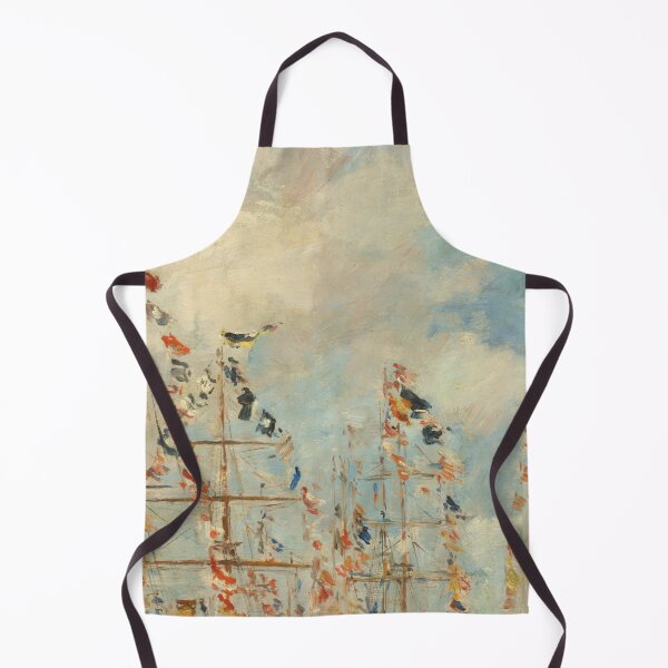 Item preview,  Eugène Boudin  Yacht Basin at Trouville-Deauville probably designed and sold by TeeARTHY.