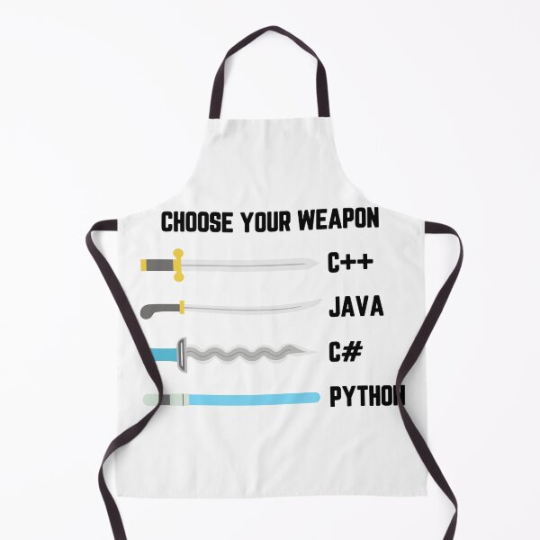 Item preview, Python Choose Your Weapon - Funny Computer Science designed and sold by ScienceCorner.