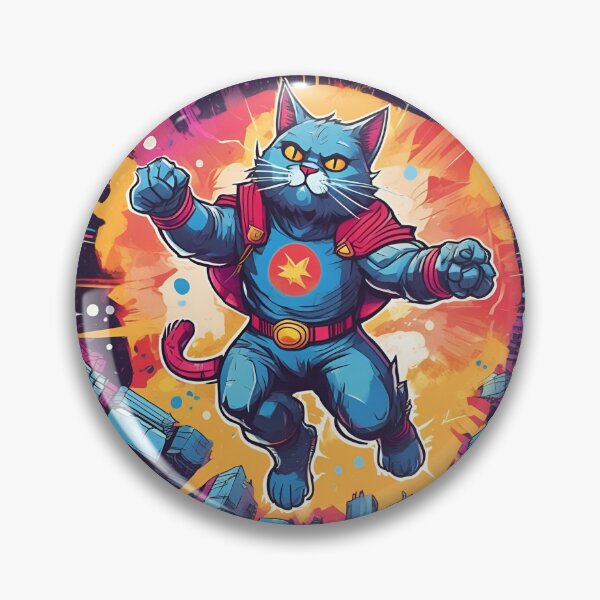 Item preview, Superhero Cat designed and sold by pUNKnown.