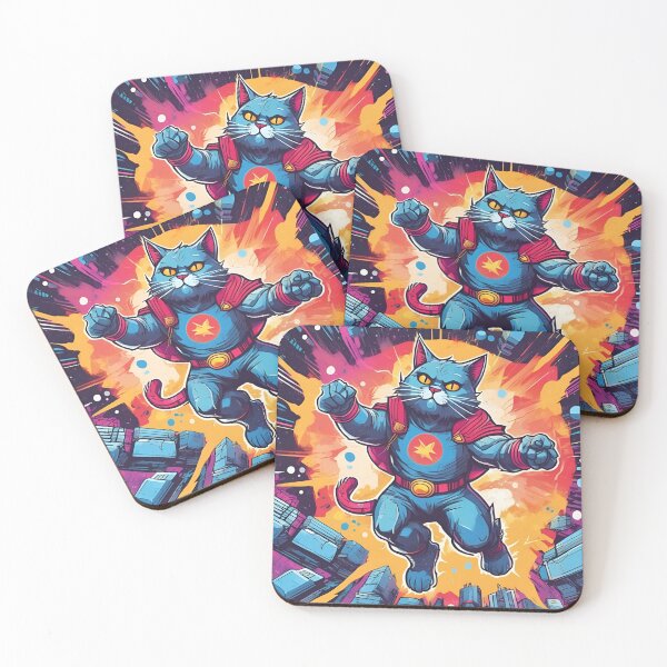 Item preview, Superhero Cat designed and sold by pUNKnown.