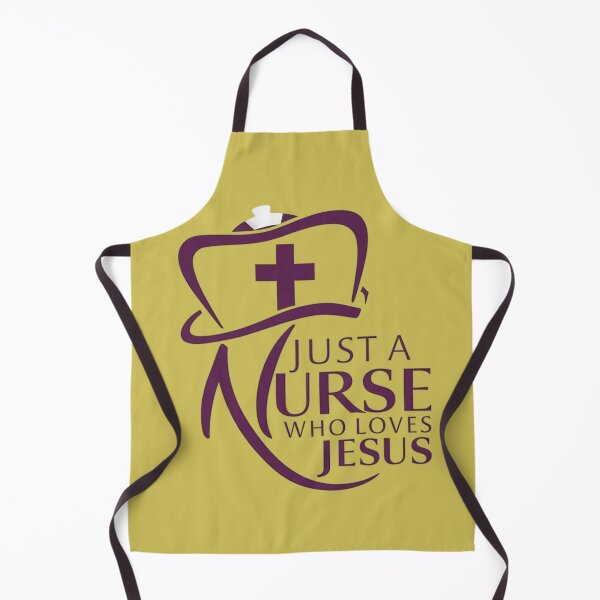 Item preview, Just a Nurse Who Loves Jesus designed and sold by Faithloveshop.
