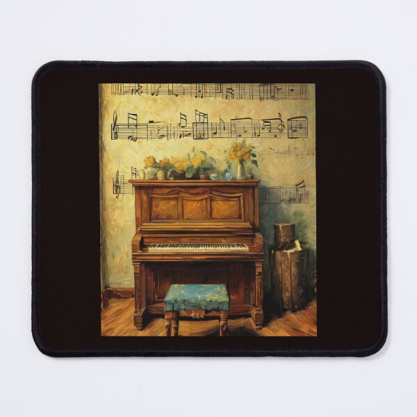 Item preview, "Piano Melody and Musical Notes" designed and sold by Artisticanvas.