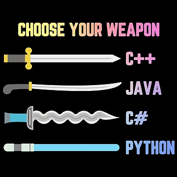 Artwork thumbnail, Python Choose Your Weapon - Funny Computer Science by ScienceCorner