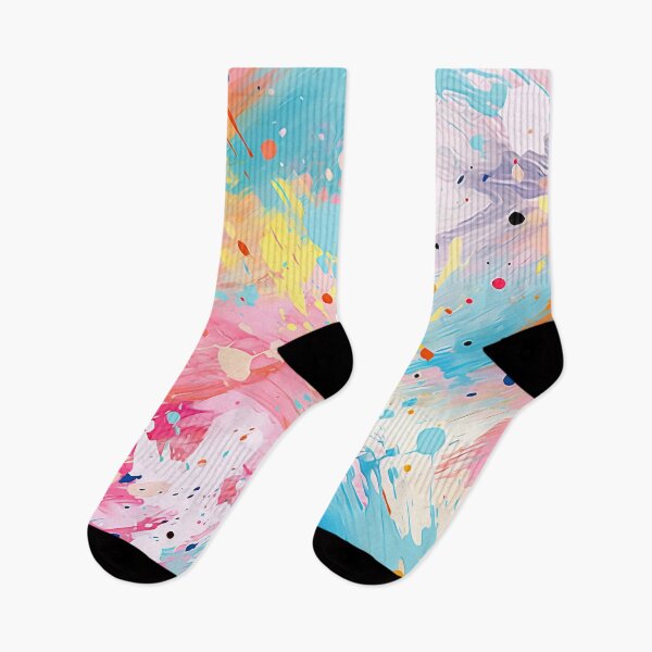 Item preview, Abstract Pastel Color Splatter Pattern designed and sold by bubblegoth.