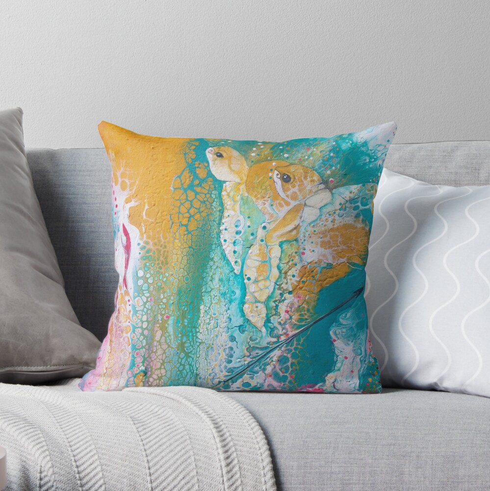 Item preview, Throw Pillow designed and sold by ROADHOUSEarts.