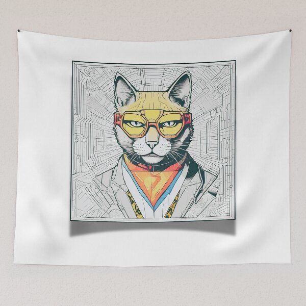 Item preview, Tech Savvy Cat designed and sold by pUNKnown.