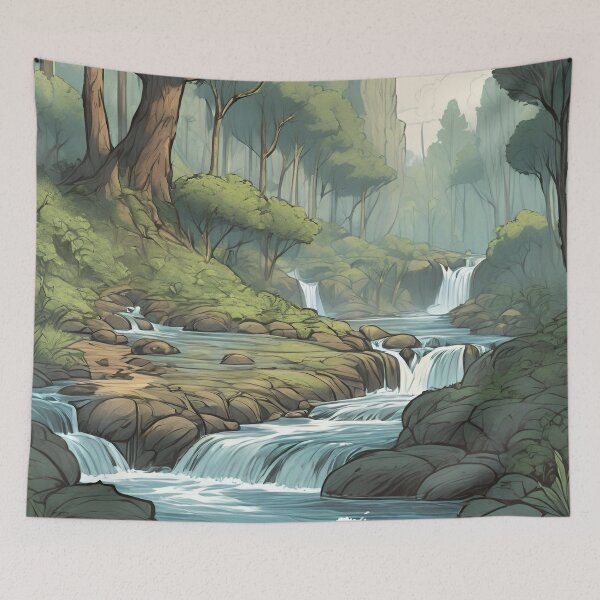 Item preview, Abstract forest designed and sold by DebriArte.