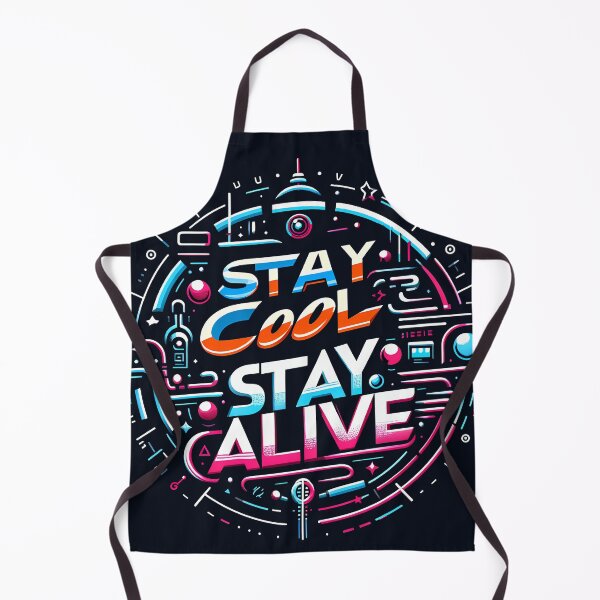 Item preview, Stay Cool Stay Alive, typography designed and sold by maxmaj.