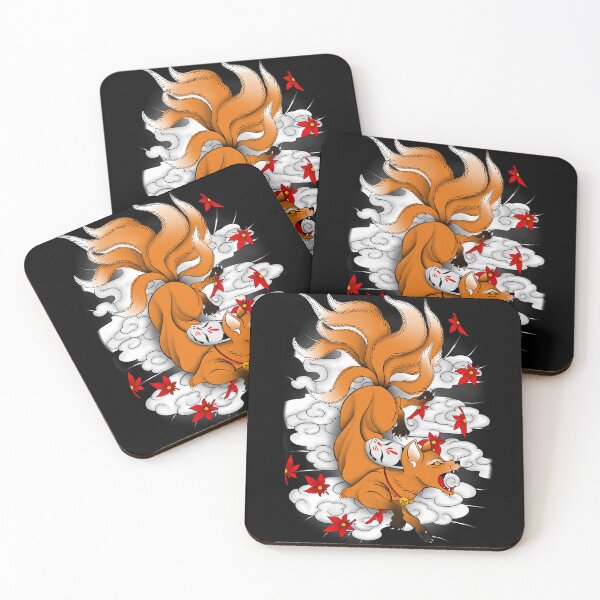 Item preview, Irezumi kitsune designed and sold by DoomyGloomyArt.
