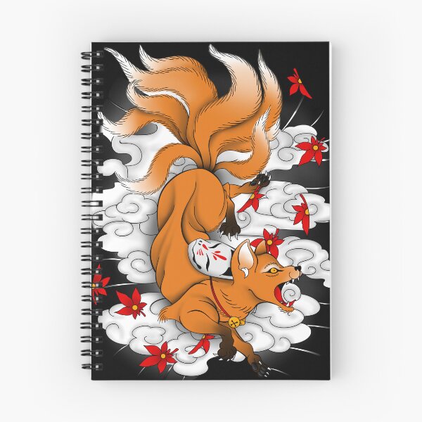 Item preview, Irezumi kitsune designed and sold by DoomyGloomyArt.