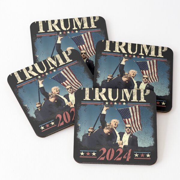 Item preview, Trump 2024 Election Shot Won't Be Stopped Trump Assasination 2024 | Trump Fight 2024 | Trump Shot Fight designed and sold by RedeRx.