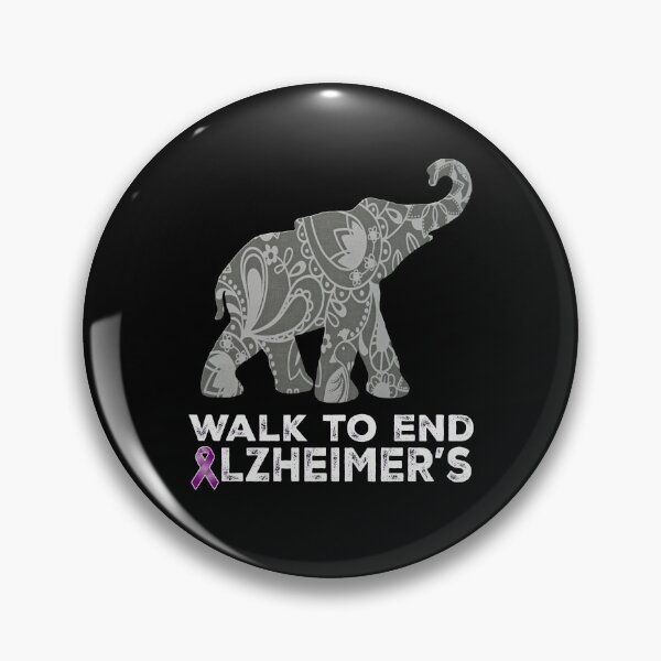 Item preview,  Walk To End Alzheimer's Purple dementia Elephant end Alz designed and sold by Smix Pixels.