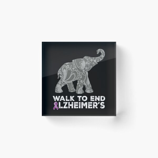 Item preview,  Walk To End Alzheimer's Purple dementia Elephant end Alz designed and sold by Smix Pixels.