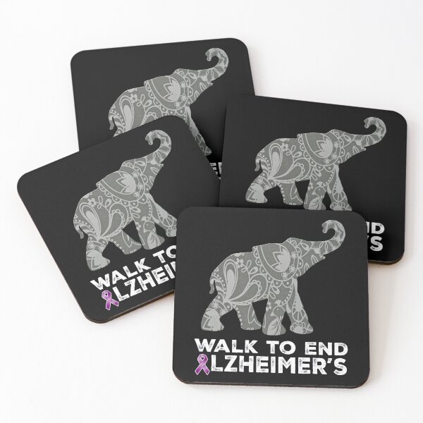 Item preview,  Walk To End Alzheimer's Purple dementia Elephant end Alz designed and sold by Smix Pixels.