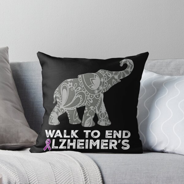 Item preview,  Walk To End Alzheimer's Purple dementia Elephant end Alz designed and sold by Smix Pixels.