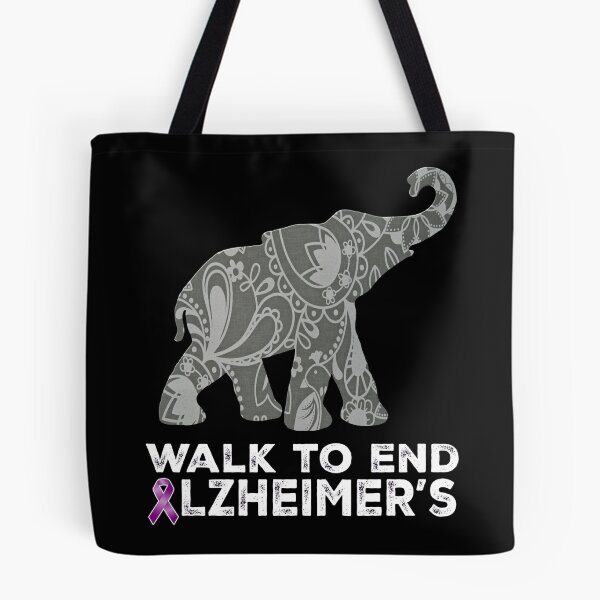 Item preview,  Walk To End Alzheimer's Purple dementia Elephant end Alz designed and sold by Smix Pixels.