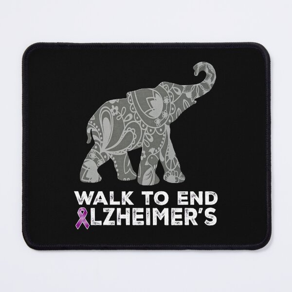 Item preview, Walk To End Alzheimer's Purple dementia Elephant end Alz designed and sold by Smix Pixels.