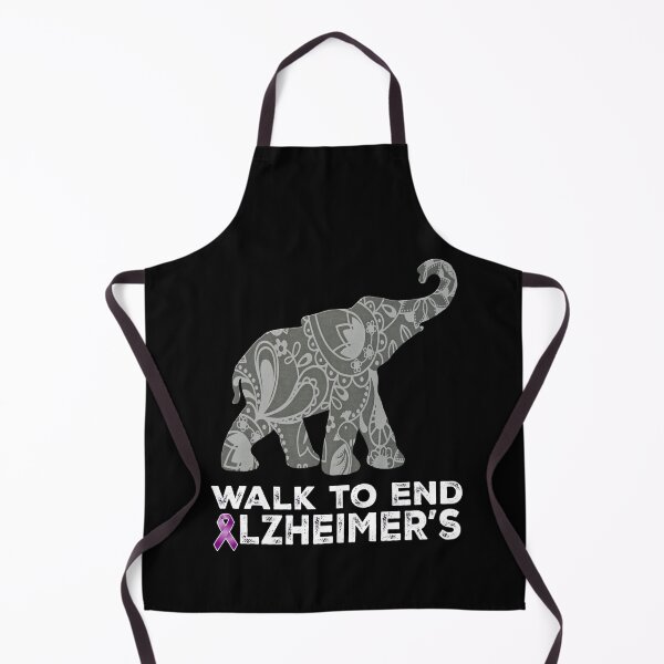 Item preview, Walk To End Alzheimer's Purple dementia Elephant end Alz designed and sold by Smix Pixels.