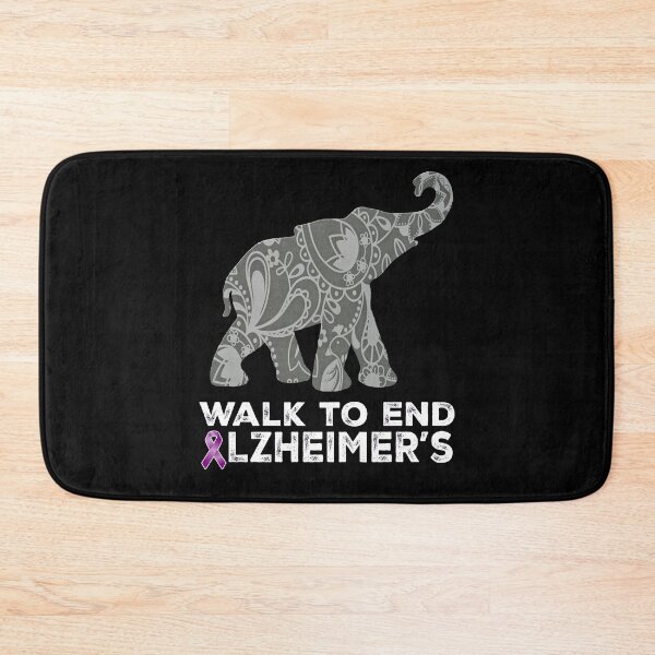 Item preview,  Walk To End Alzheimer's Purple dementia Elephant end Alz designed and sold by Smix Pixels.