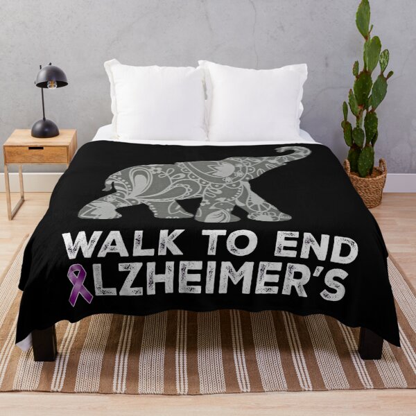 Item preview,  Walk To End Alzheimer's Purple dementia Elephant end Alz designed and sold by Smix Pixels.