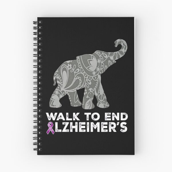 Item preview,  Walk To End Alzheimer's Purple dementia Elephant end Alz designed and sold by Smix Pixels.