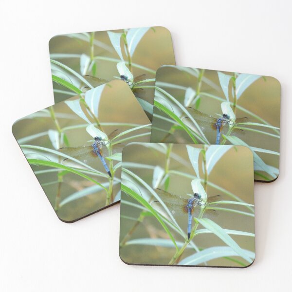 Item preview, Blue Dasher on a Shrub designed and sold by gistinker.
