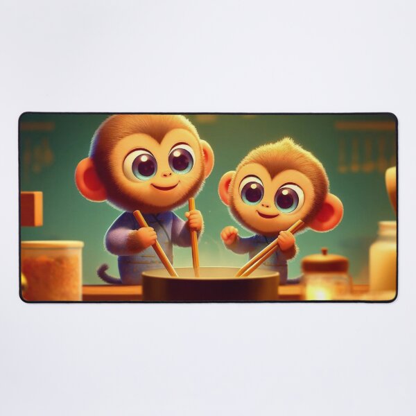 Item preview, Monkey Chefs in Action designed and sold by Sillytoe.