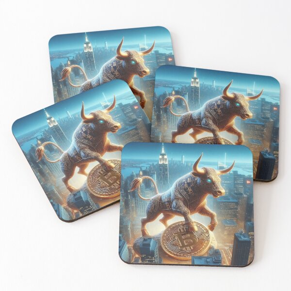 Item preview, Bitcoin Cryptocuurency bullish investor designed and sold by LeStudioSHB.