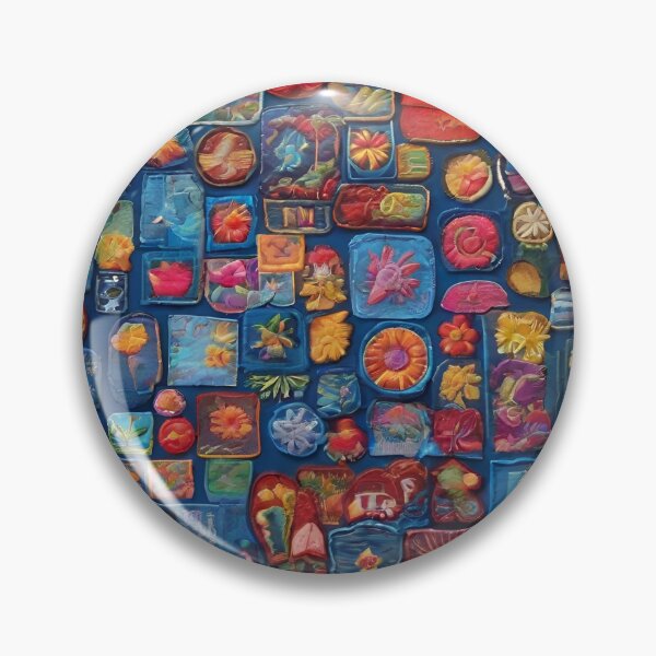 Item preview, Colourful patch work pattern designed and sold by NingningS.