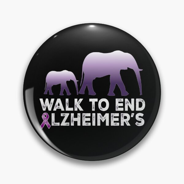 Item preview,  Walk To End Alzheimer's Purple dementia Elephant end Alz designed and sold by Smix Pixels.