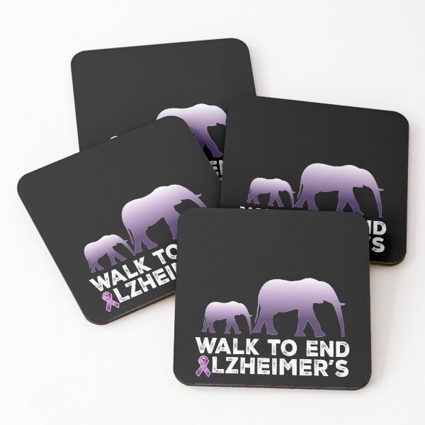 Item preview,  Walk To End Alzheimer's Purple dementia Elephant end Alz designed and sold by Smix Pixels.