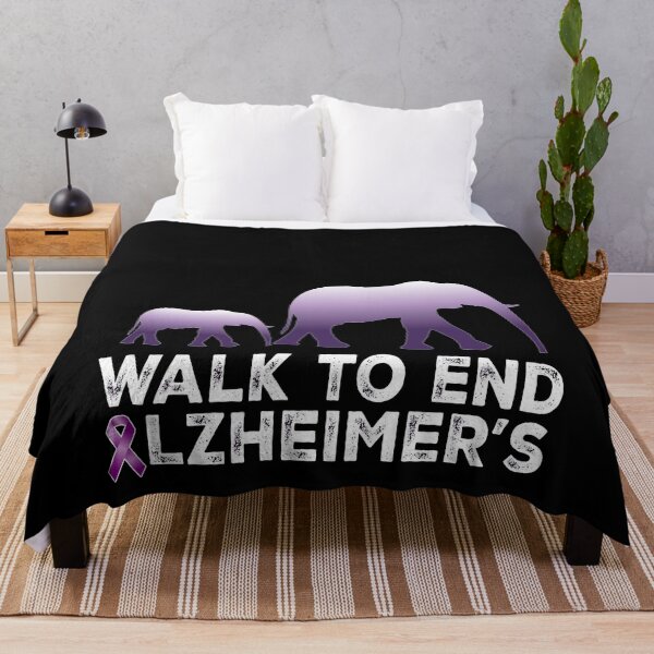 Item preview,  Walk To End Alzheimer's Purple dementia Elephant end Alz designed and sold by Smix Pixels.