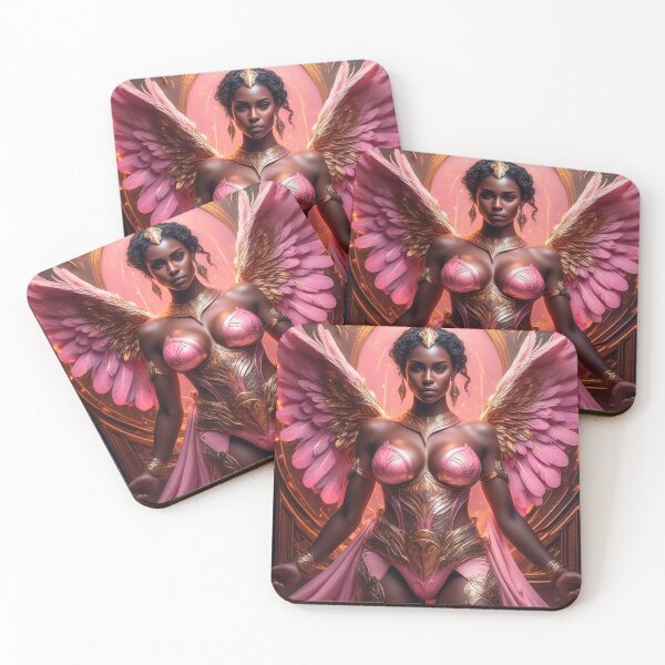Item preview, Pink and Gold Warrior Angel designed and sold by Fantasy-Fashion.