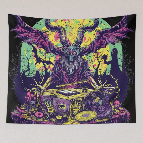 Item preview, Baphomet Records Collection designed and sold by Caracas-Vintage.