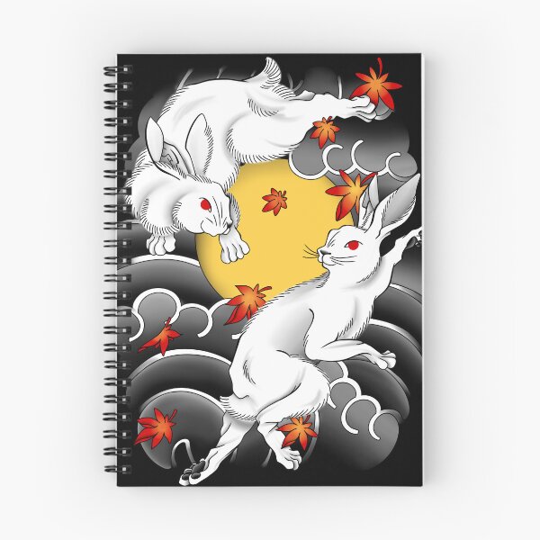 Item preview, Irezumi rabbit designed and sold by DoomyGloomyArt.
