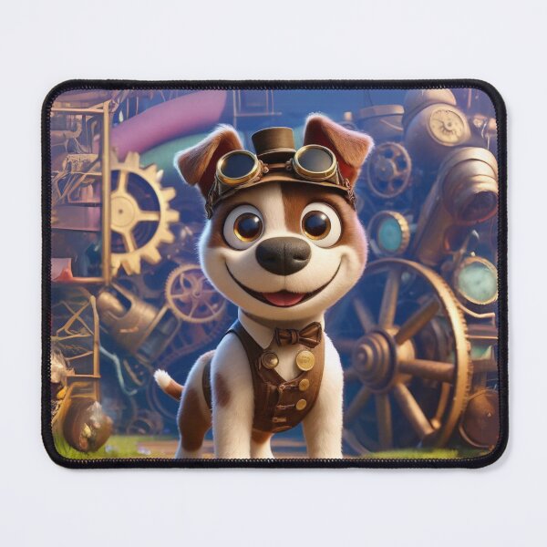 Item preview, Steampunk American Staffordshire Terrier Puppy Engineer designed and sold by Sillytoe.
