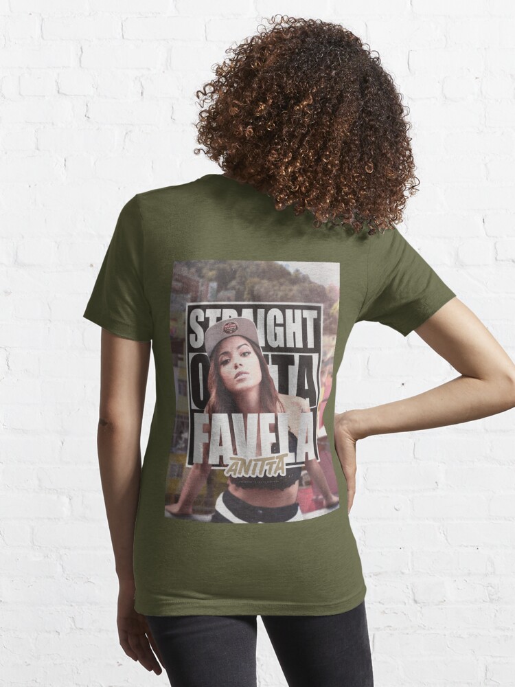 Anitta: Straight Outta Favela Essential T-Shirt for Sale by Redlemon  Designs