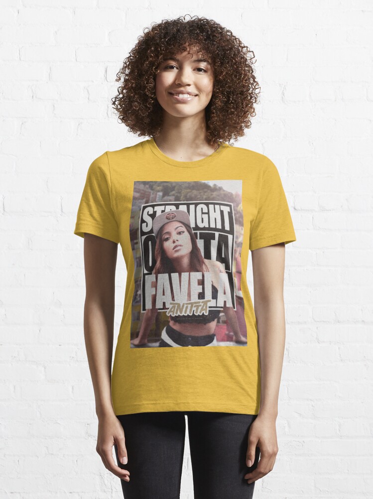 Anitta: Straight Outta Favela Essential T-Shirt for Sale by Redlemon  Designs