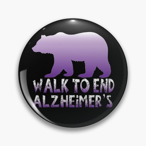 Item preview,  Walk To End Alzheimer's Purple dementia Bear end Alz designed and sold by Smix Pixels.