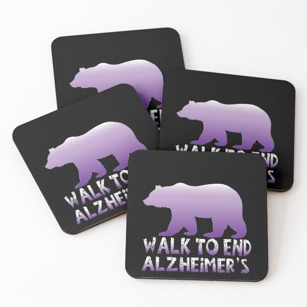 Item preview,  Walk To End Alzheimer's Purple dementia Bear end Alz designed and sold by Smix Pixels.