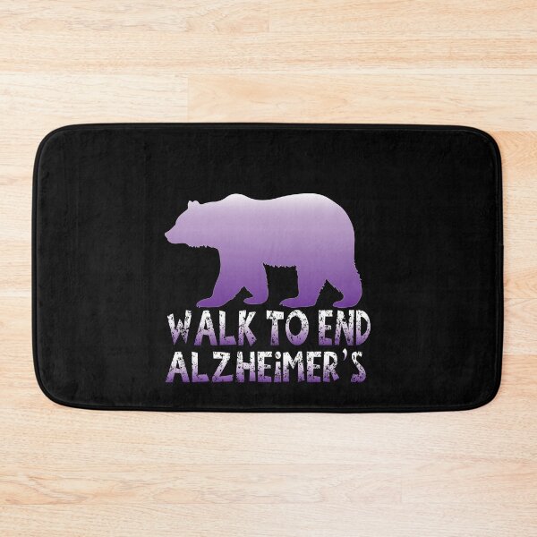 Item preview,  Walk To End Alzheimer's Purple dementia Bear end Alz designed and sold by Smix Pixels.