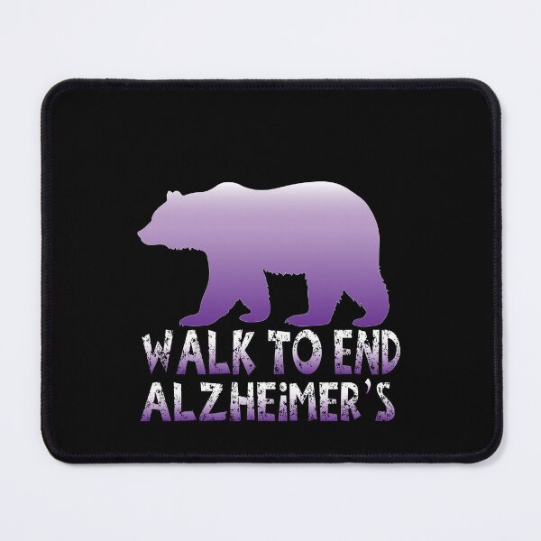 Item preview,  Walk To End Alzheimer's Purple dementia Bear end Alz designed and sold by Smix Pixels.