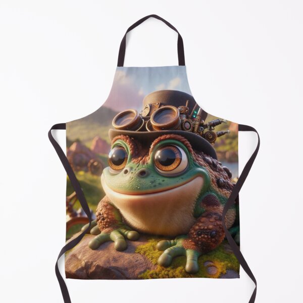 Item preview, Steampunk American Toad Inventor designed and sold by Sillytoe.