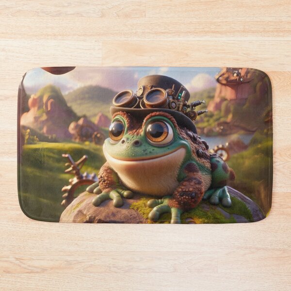Item preview, Steampunk American Toad Inventor designed and sold by Sillytoe.