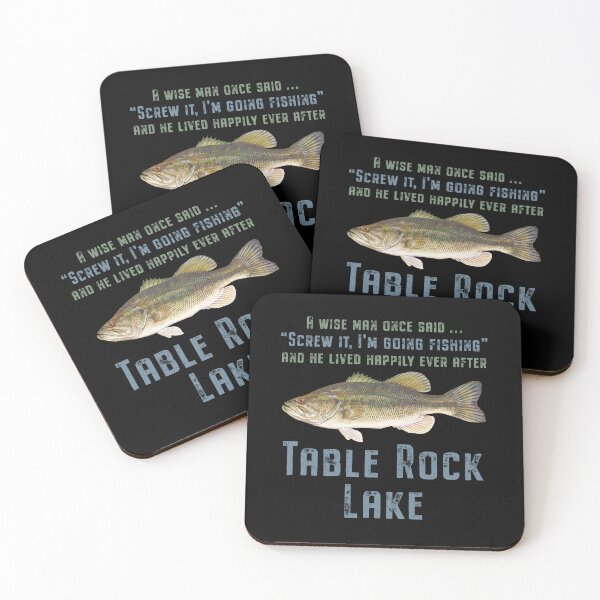 Item preview, Table Rock Lake Largemouth Bass Wise Man Quote designed and sold by Futurebeachbum.