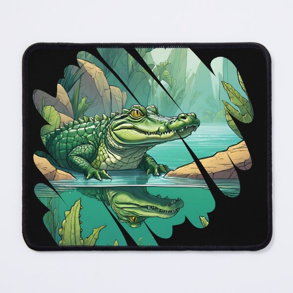 Item preview, Jacaré-açu, the largest and most feared alligator in the Amazon designed and sold by DebriArte.