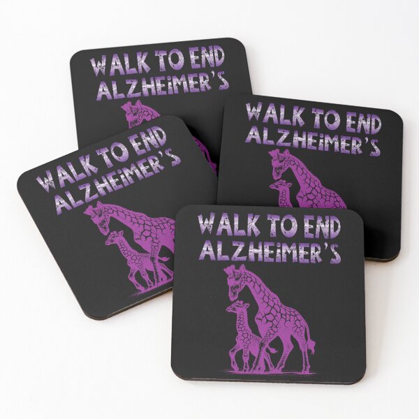 Item preview, Walk To End Alzheimer's Purple dementia Giraffe end Alz designed and sold by Smix Pixels.
