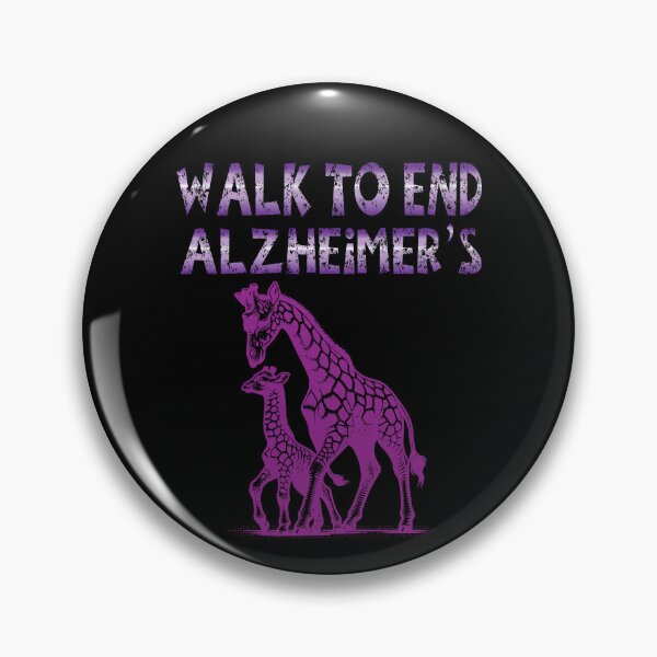 Item preview, Walk To End Alzheimer's Purple dementia Giraffe end Alz designed and sold by Smix Pixels.