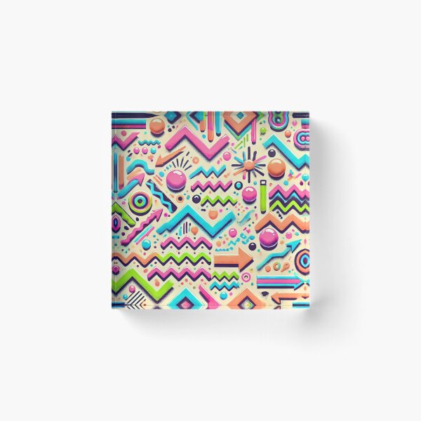 Item preview, Vibrant Geometric Chaos Seamless Patterns designed and sold by BillyD-Art.